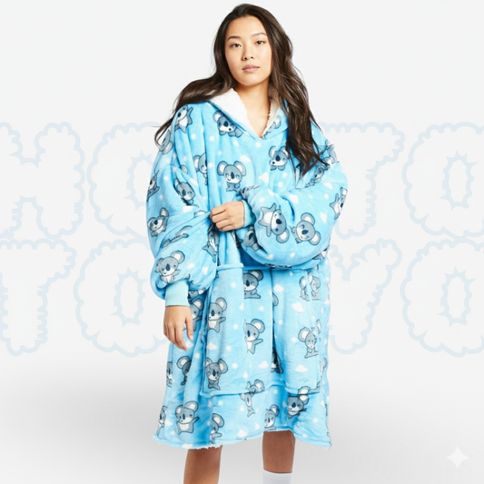 Hotto Tokyo™ ふわもこ着るブランケット・フード付き（コアラ）